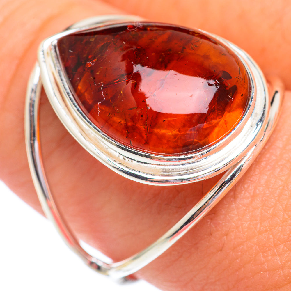 Baltic Amber Rings handcrafted by Anasilvercos - RING67261