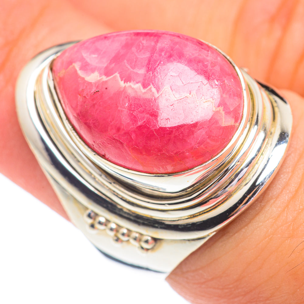 Rhodochrosite Rings handcrafted by Anasilvercos - RING67285