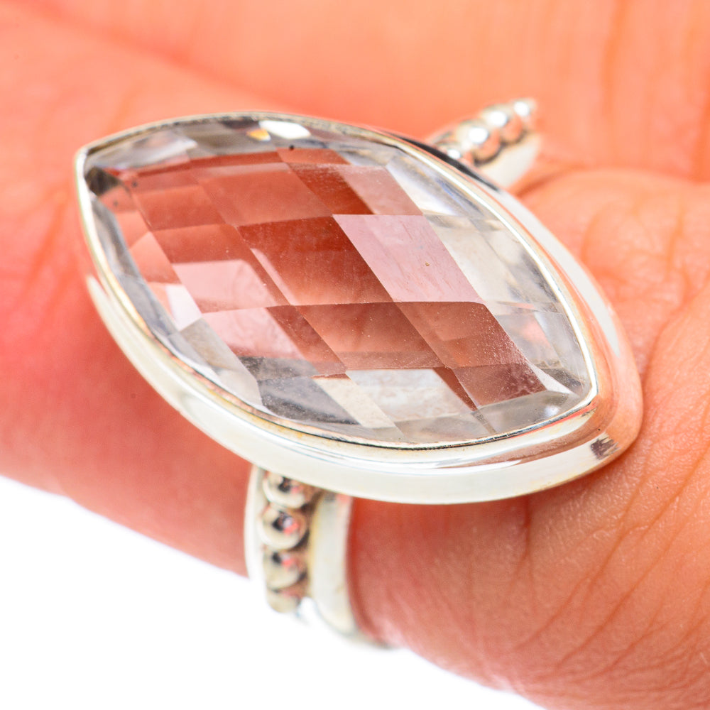 White Quartz Rings handcrafted by Anasilvercos - RING67296