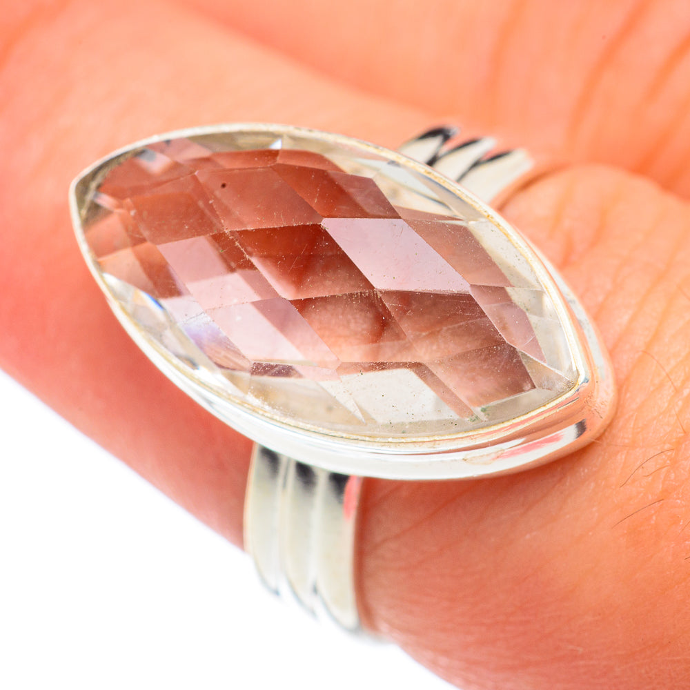 White Quartz Rings handcrafted by Anasilvercos - RING67340