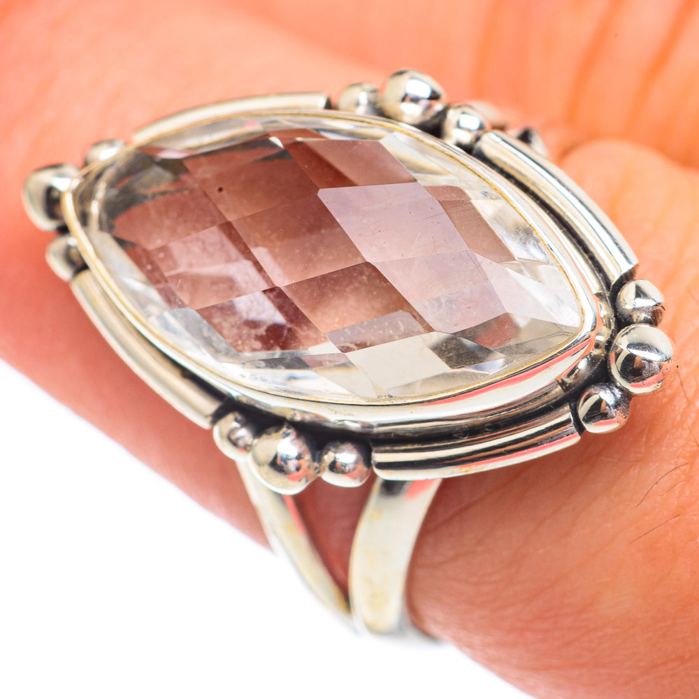 White Quartz Rings handcrafted by Anasilvercos - RING67342