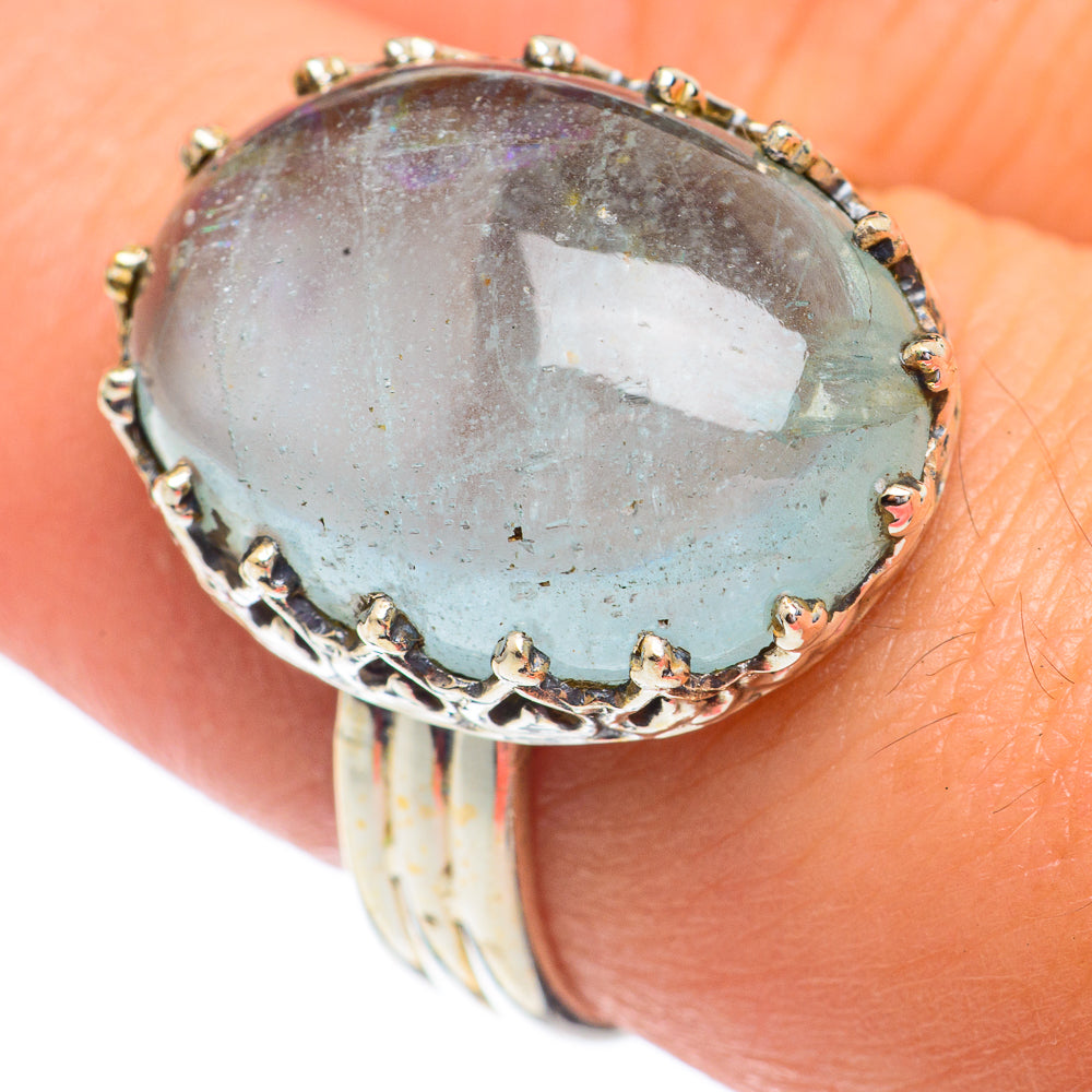 Aquamarine Rings handcrafted by Anasilvercos - RING67348