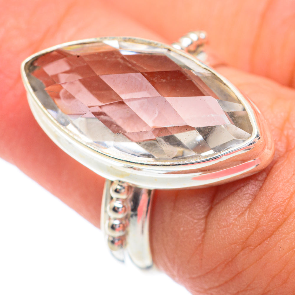 White Quartz Rings handcrafted by Anasilvercos - RING67363