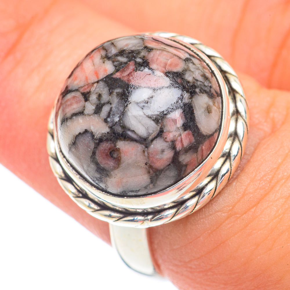 Crinoid Fossil Rings handcrafted by Anasilvercos - RING67393