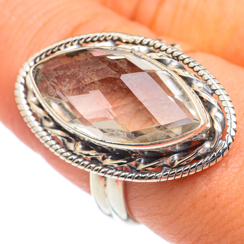 White Quartz Rings handcrafted by Anasilvercos - RING67404