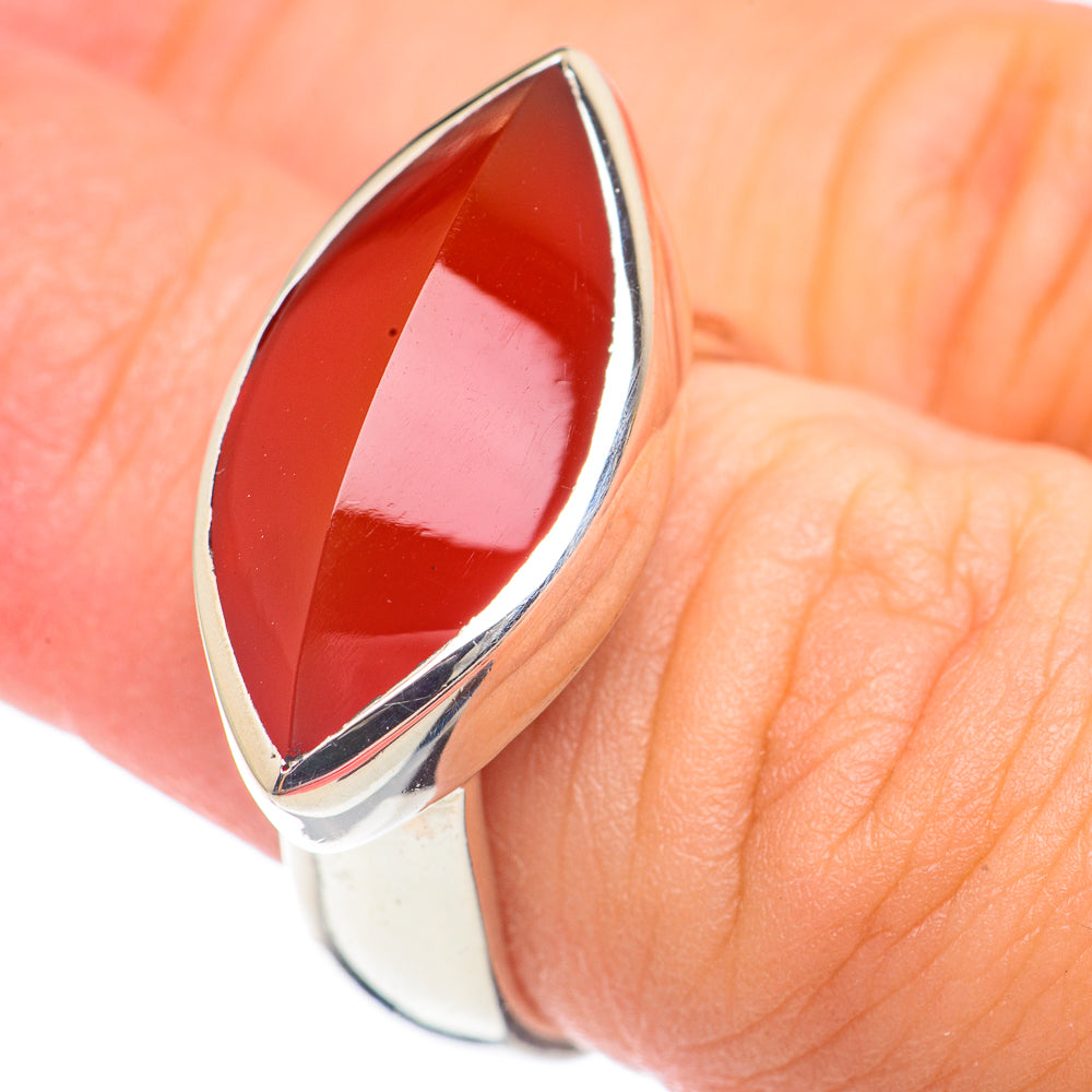 Carnelian Rings handcrafted by Anasilvercos - RING67471