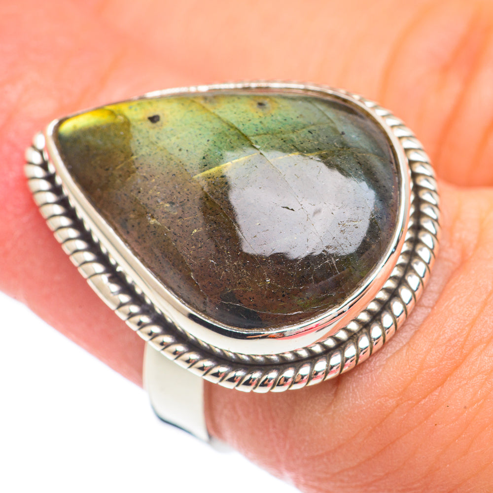 Labradorite Rings handcrafted by Anasilvercos - RING67496