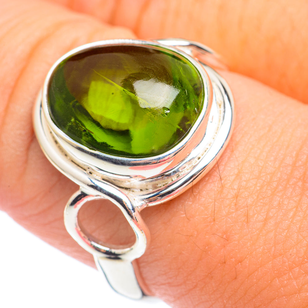 Peridot Rings handcrafted by Anasilvercos - RING67497