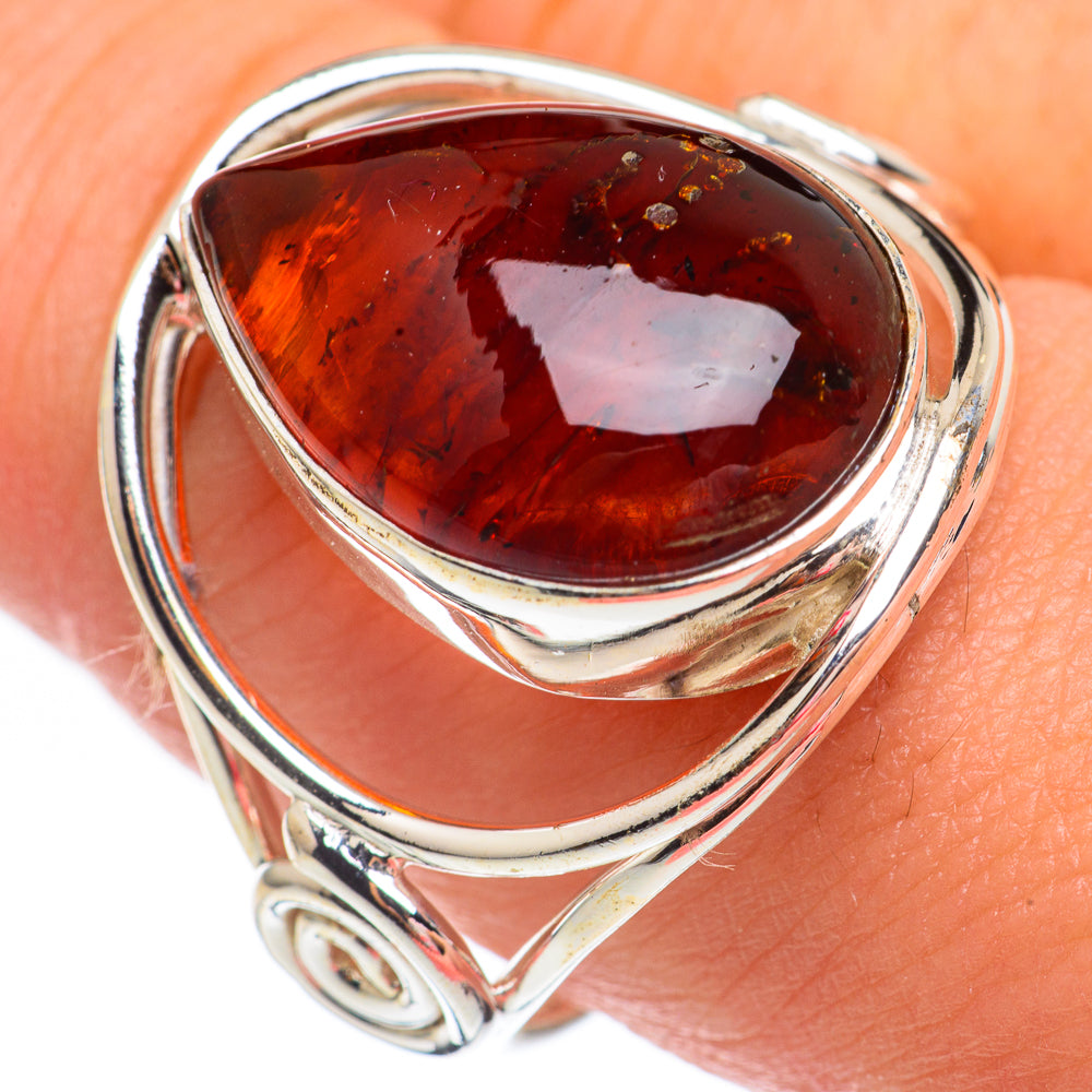 Baltic Amber Rings handcrafted by Anasilvercos - RING67501
