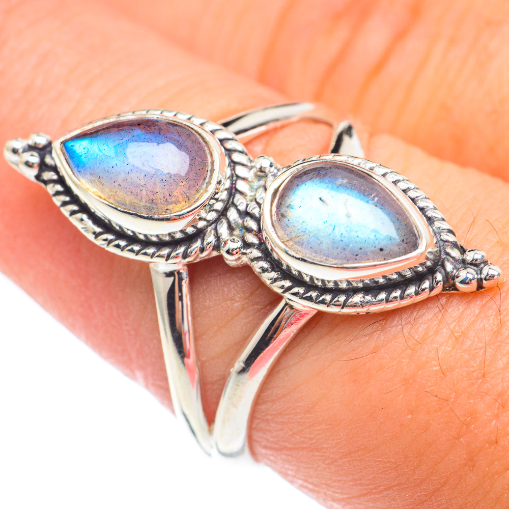 Labradorite Rings handcrafted by Anasilvercos - RING67521