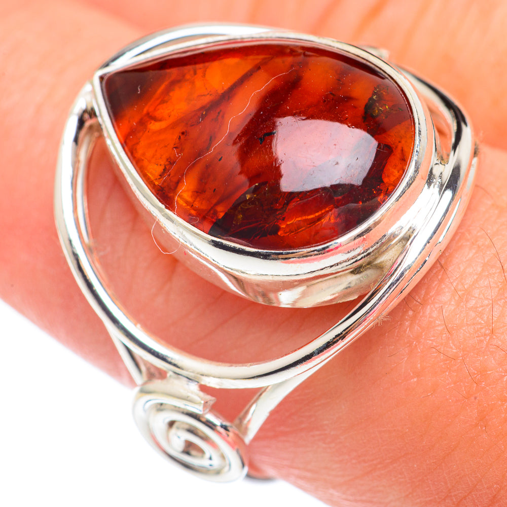 Baltic Amber Rings handcrafted by Anasilvercos - RING67528