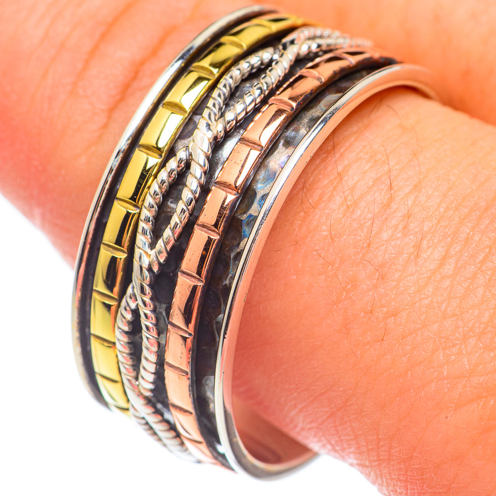 Meditation Spinner Rings handcrafted by Anasilvercos - RING67538
