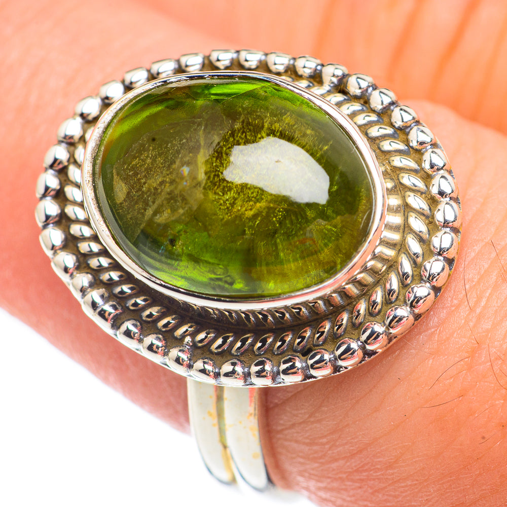 Peridot Rings handcrafted by Anasilvercos - RING67551