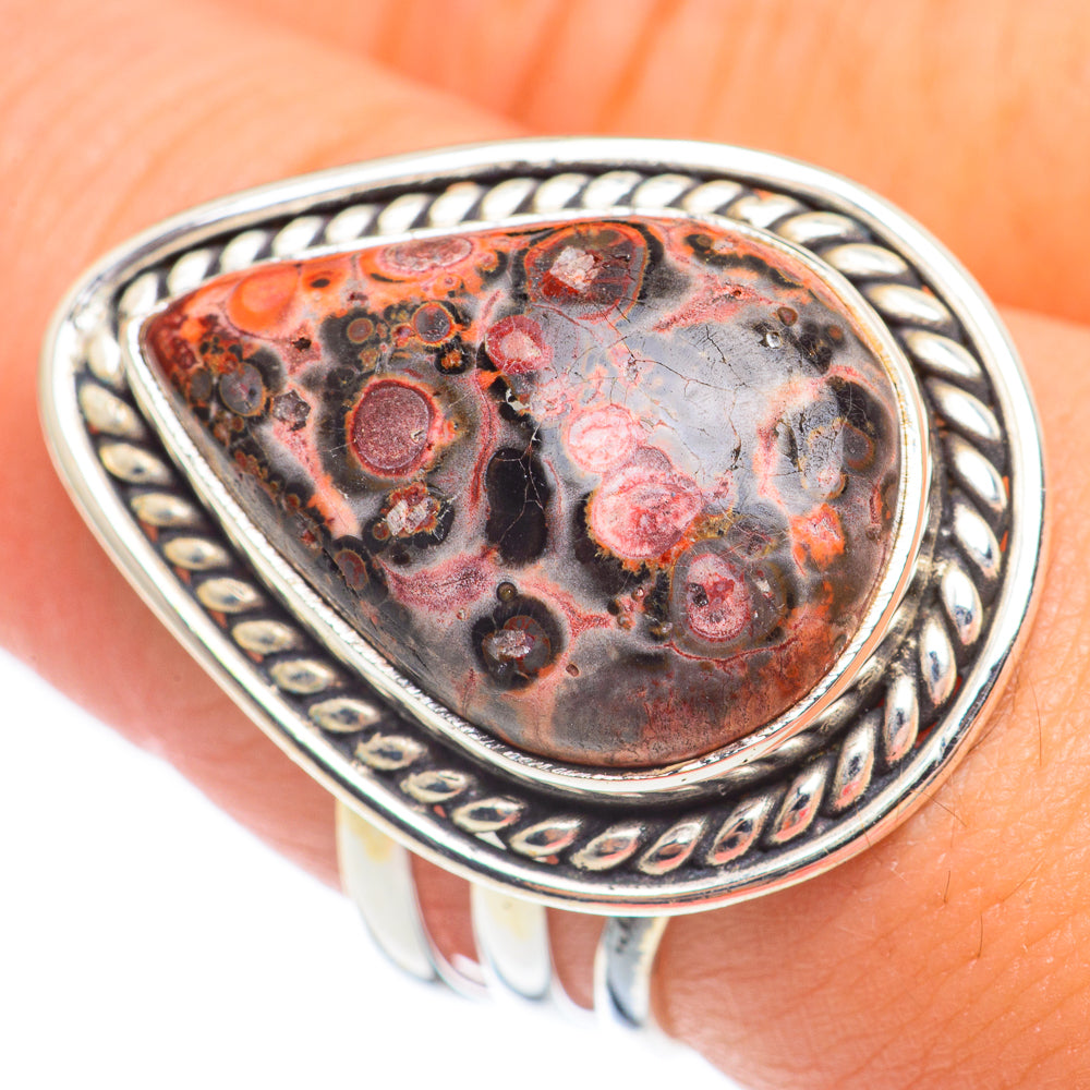 Poppy Jasper Rings handcrafted by Anasilvercos - RING67554