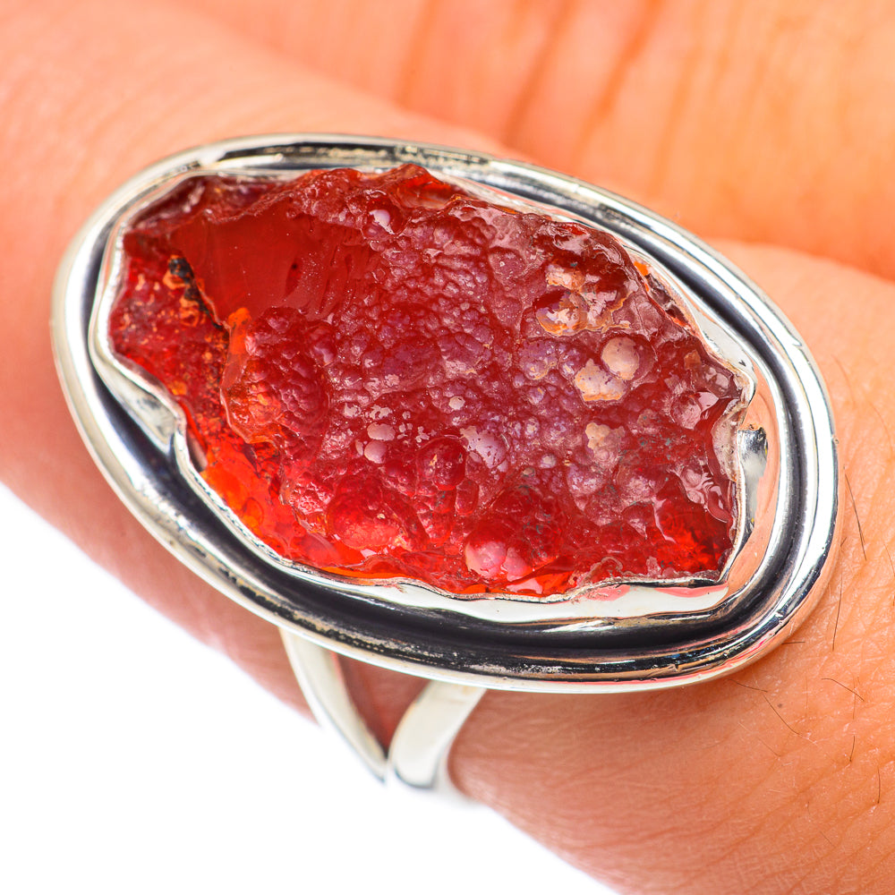 Red Onyx Rings handcrafted by Anasilvercos - RING67555