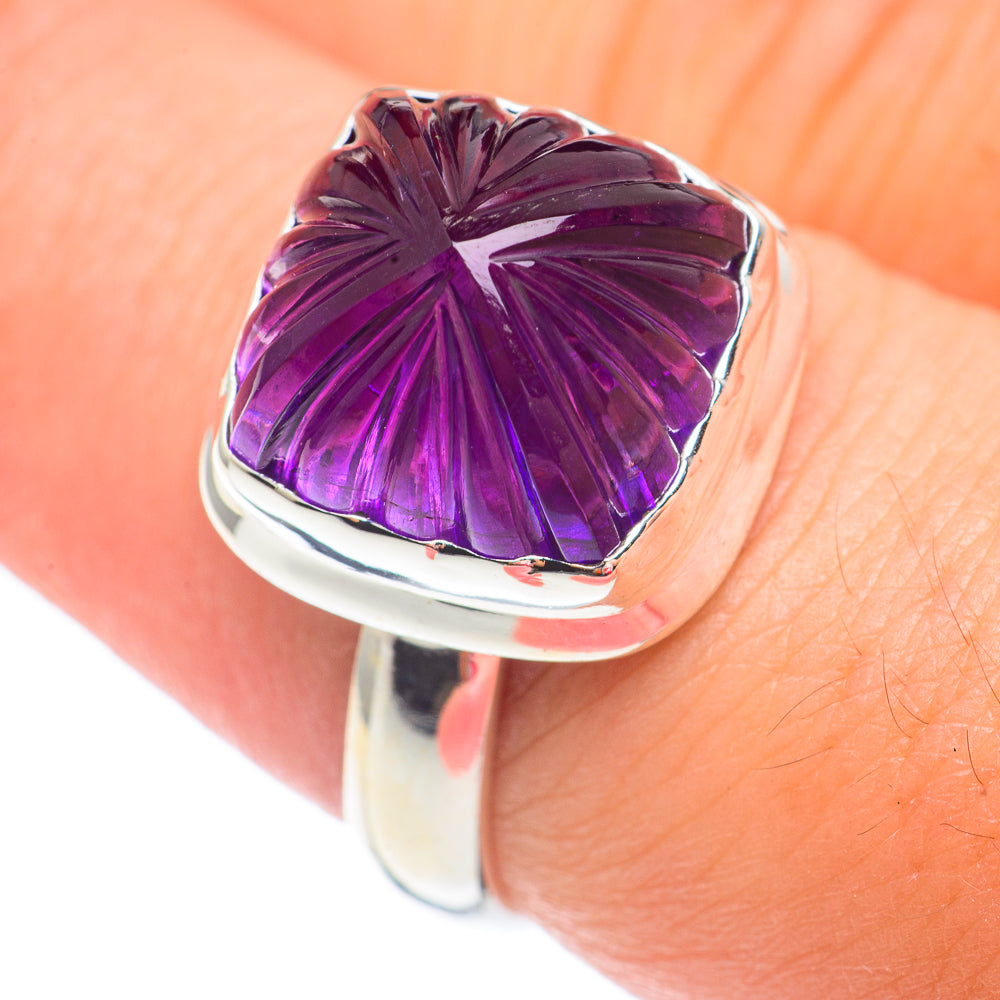 Amethyst Rings handcrafted by Anasilvercos - RING67562