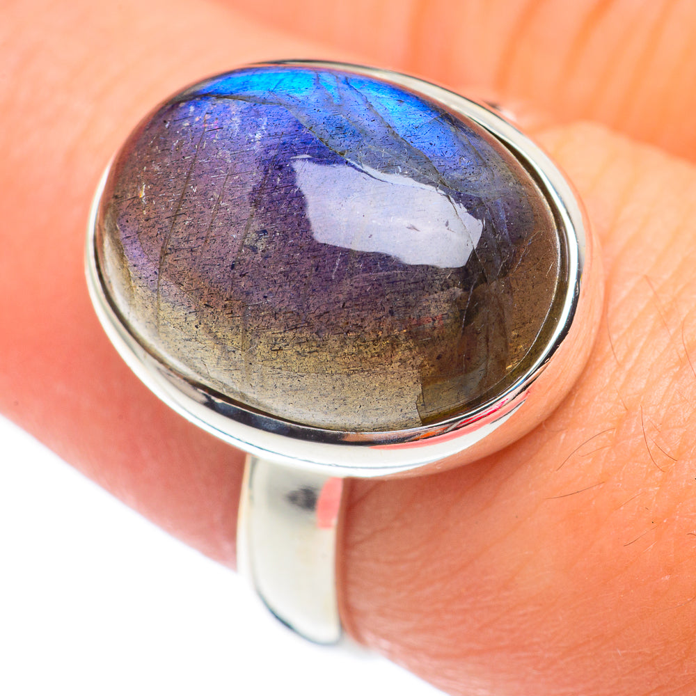 Labradorite Rings handcrafted by Anasilvercos - RING67571