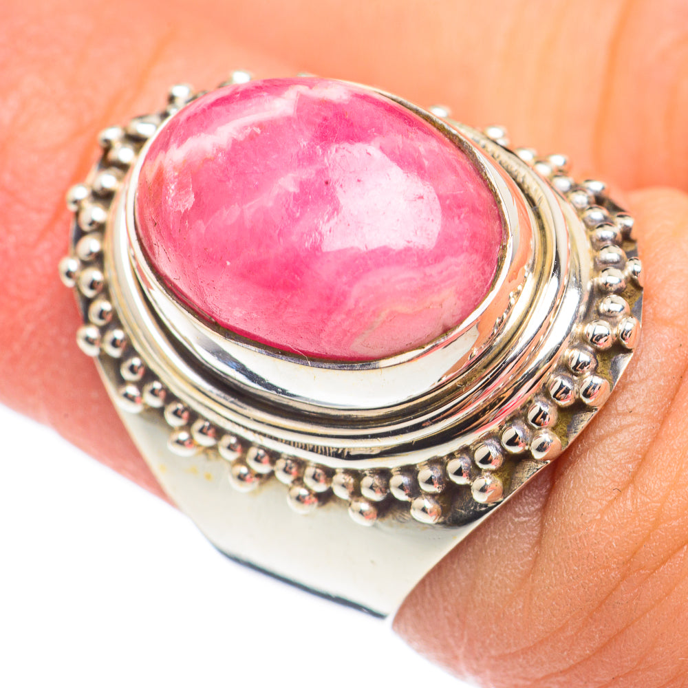 Rhodochrosite Rings handcrafted by Anasilvercos - RING67582