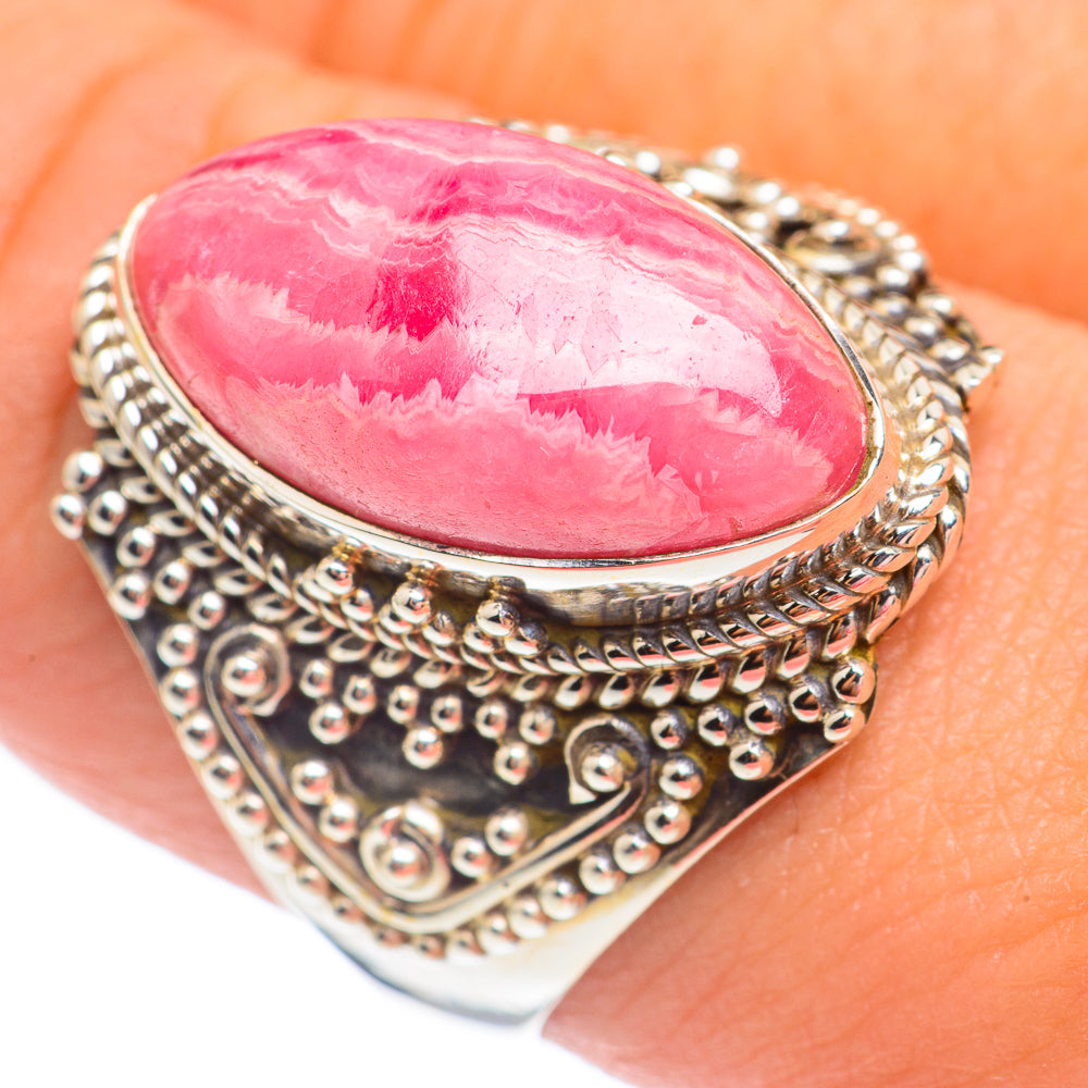 Rhodochrosite Rings handcrafted by Anasilvercos - RING67584