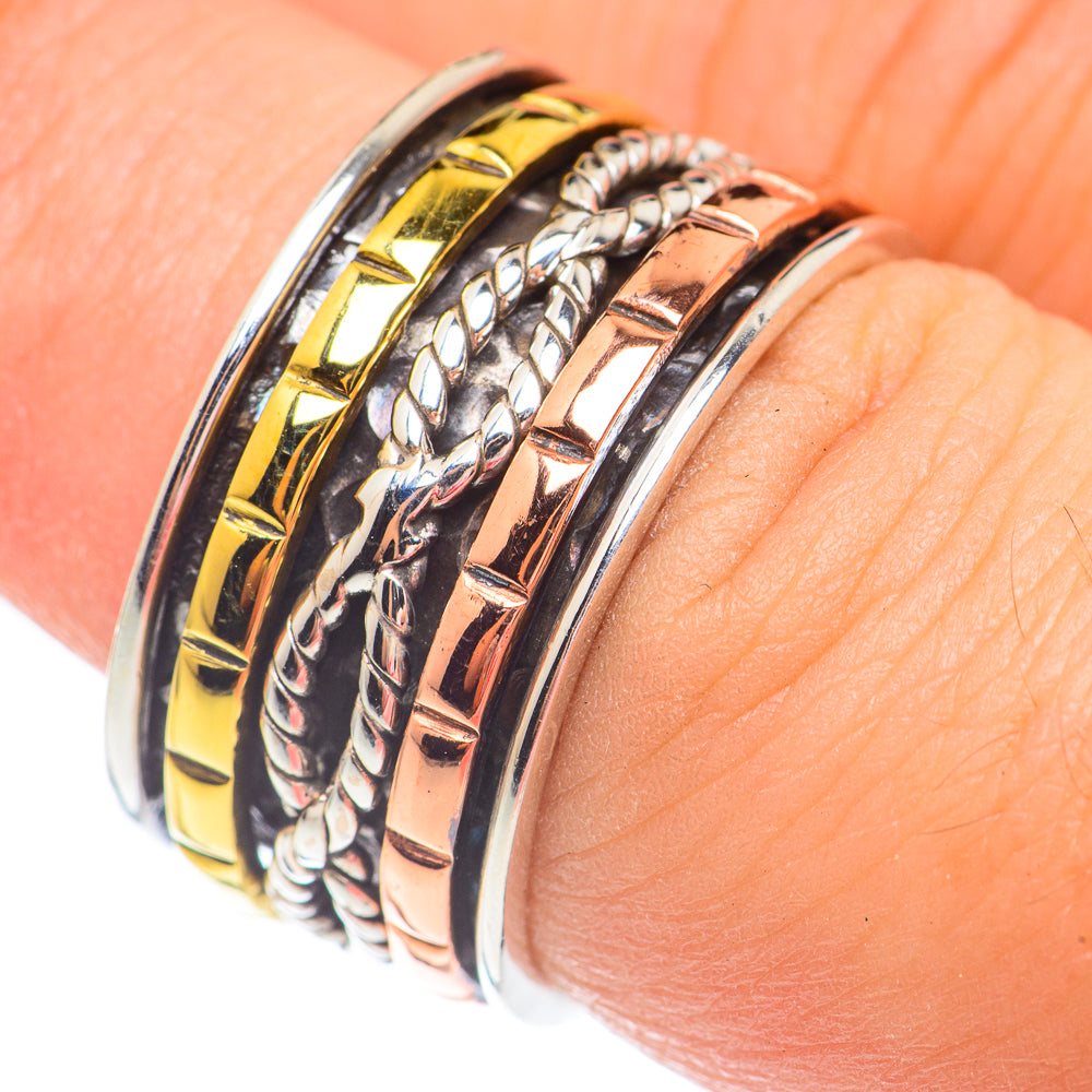 Meditation Spinner Rings handcrafted by Anasilvercos - RING67591