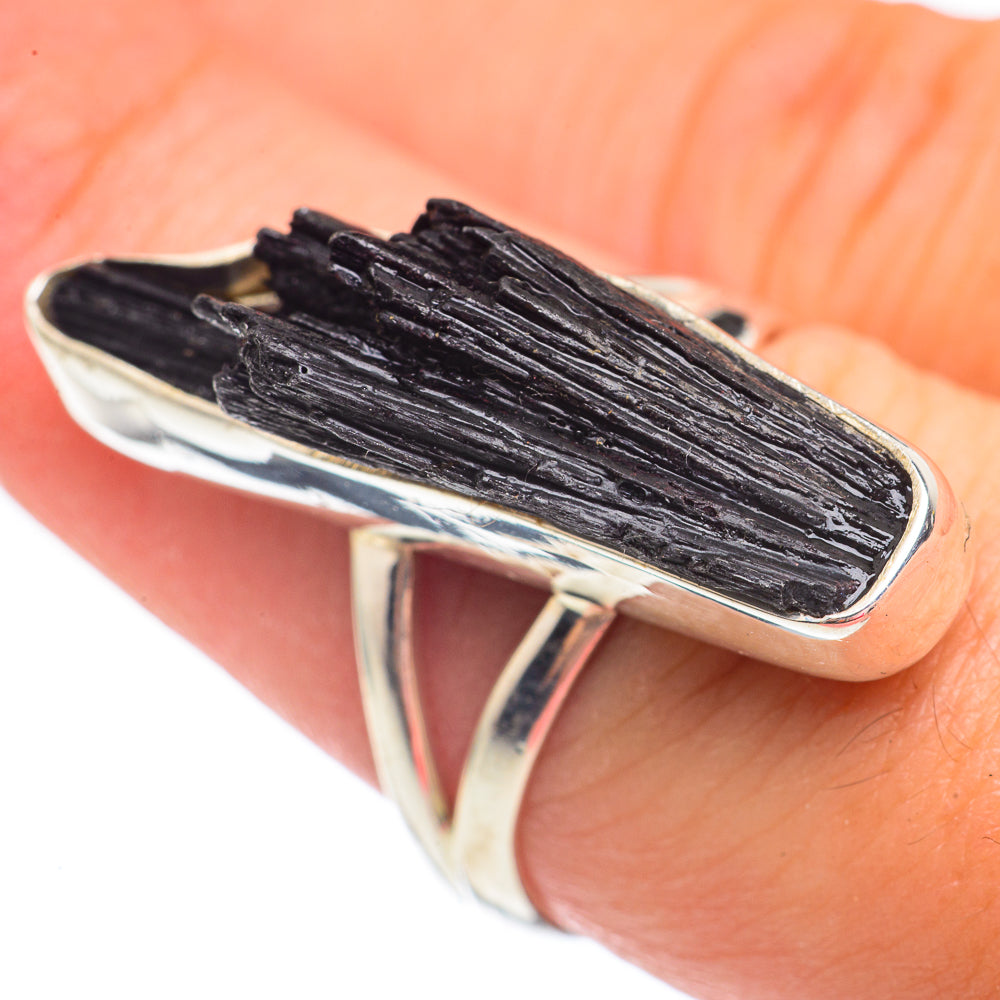 Black Tourmaline Rings handcrafted by Anasilvercos - RING67593