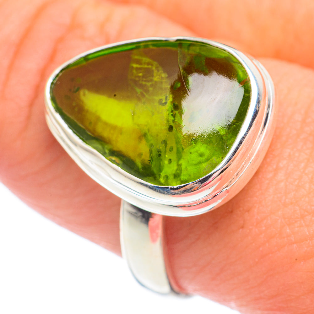 Peridot Rings handcrafted by Anasilvercos - RING67602