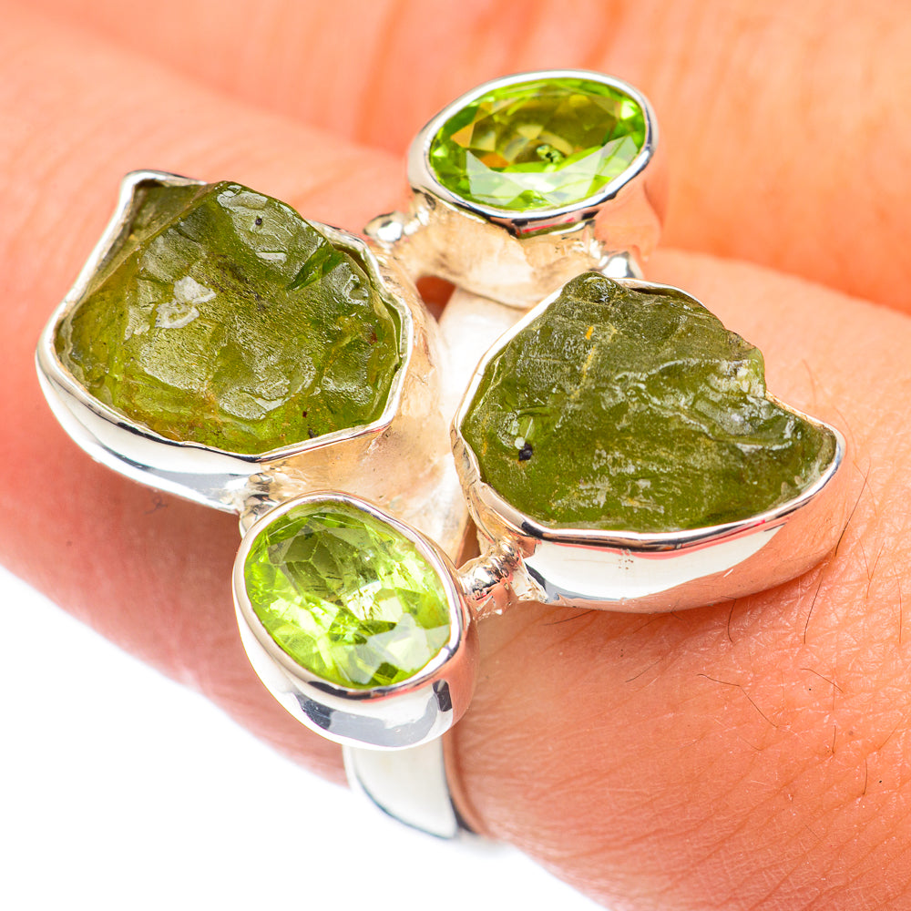 Peridot Rings handcrafted by Anasilvercos - RING67628
