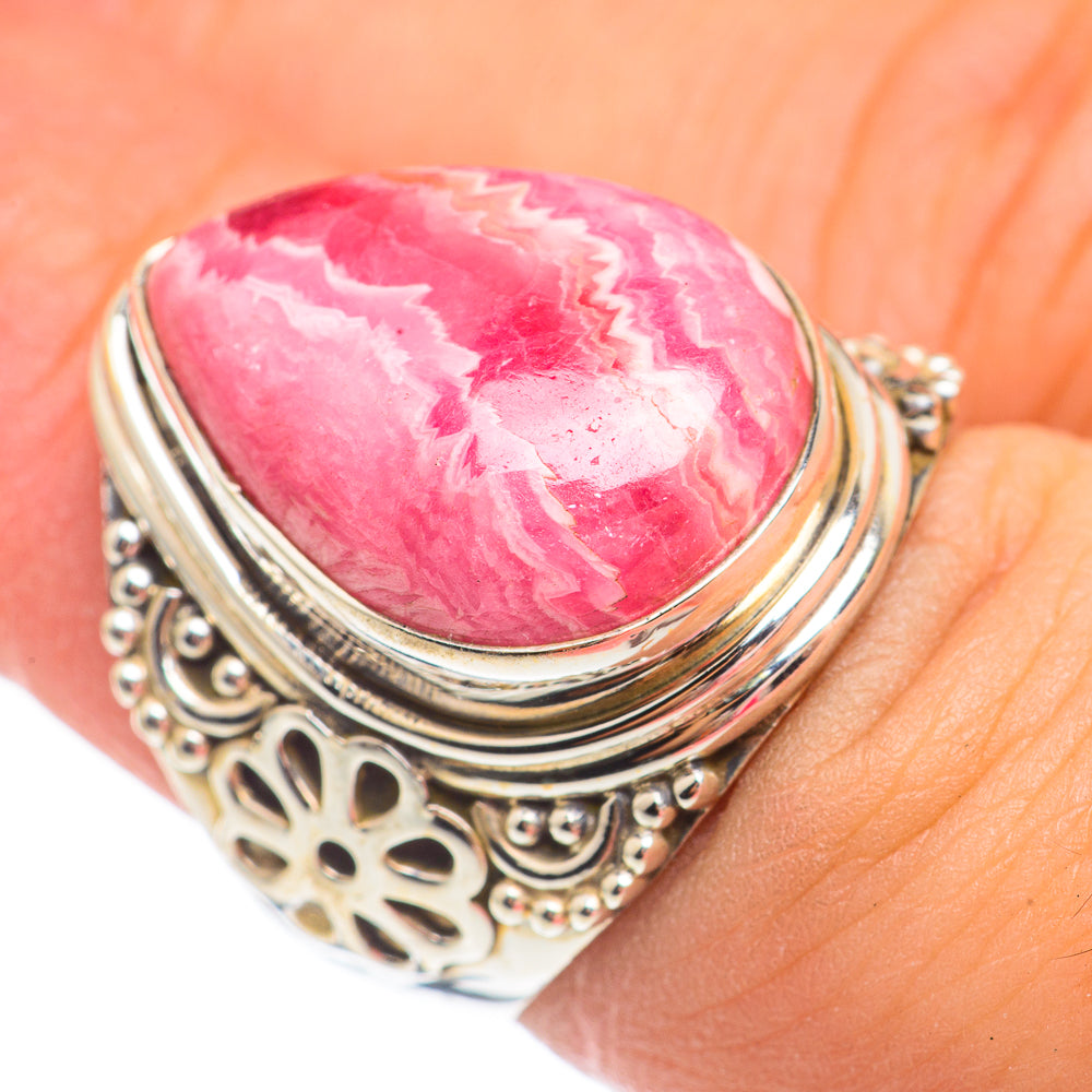 Rhodochrosite Rings handcrafted by Anasilvercos - RING67634