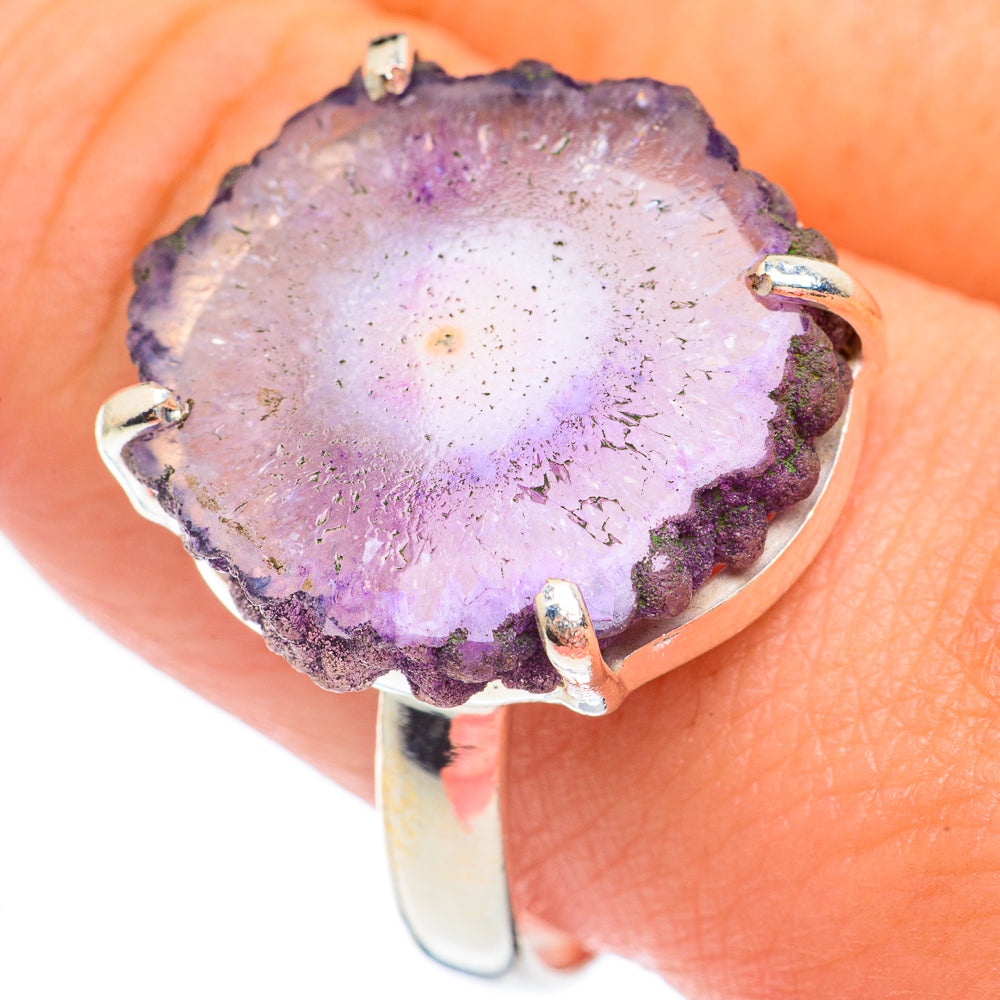 Amethyst Stalactite Rings handcrafted by Anasilvercos - RING67638