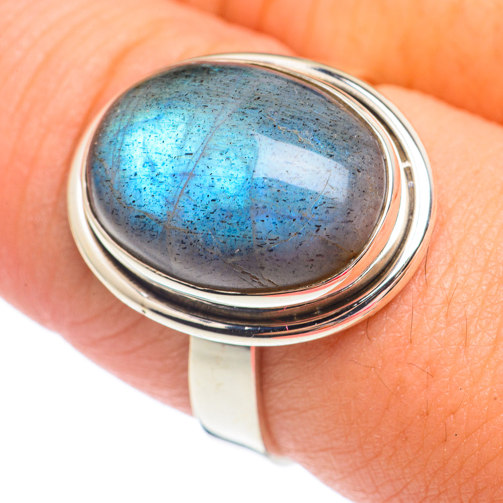 Labradorite Rings handcrafted by Anasilvercos - RING67650