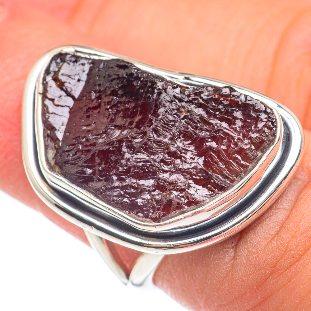 Garnet Rings handcrafted by Anasilvercos - RING67661