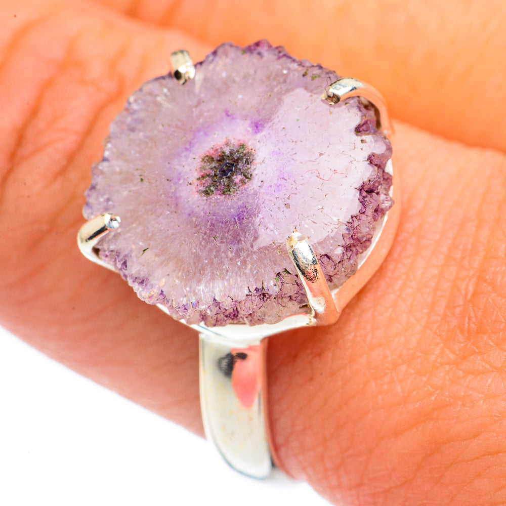 Amethyst Stalactite Rings handcrafted by Anasilvercos - RING67664