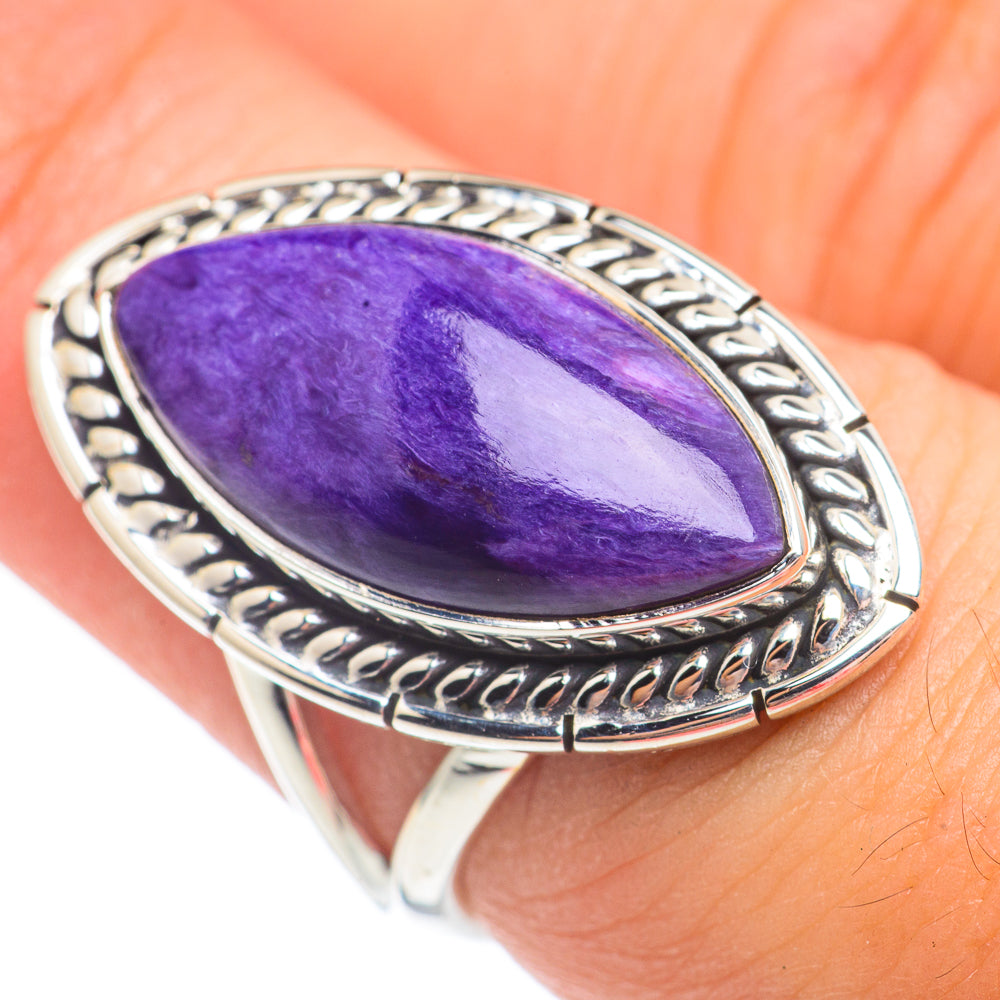 Charoite Rings handcrafted by Anasilvercos - RING67665