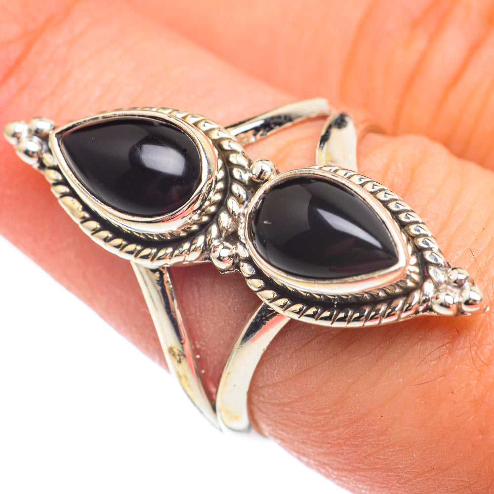 Black Onyx Rings handcrafted by Anasilvercos - RING67668