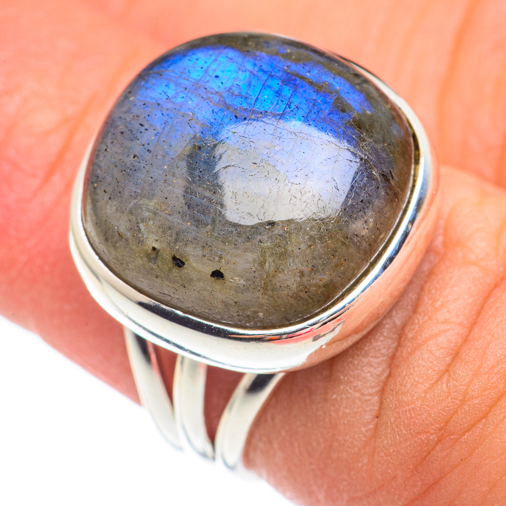 Labradorite Rings handcrafted by Anasilvercos - RING67674