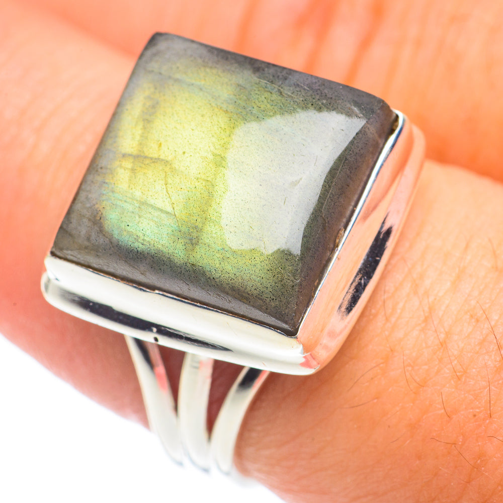 Labradorite Rings handcrafted by Anasilvercos - RING67680