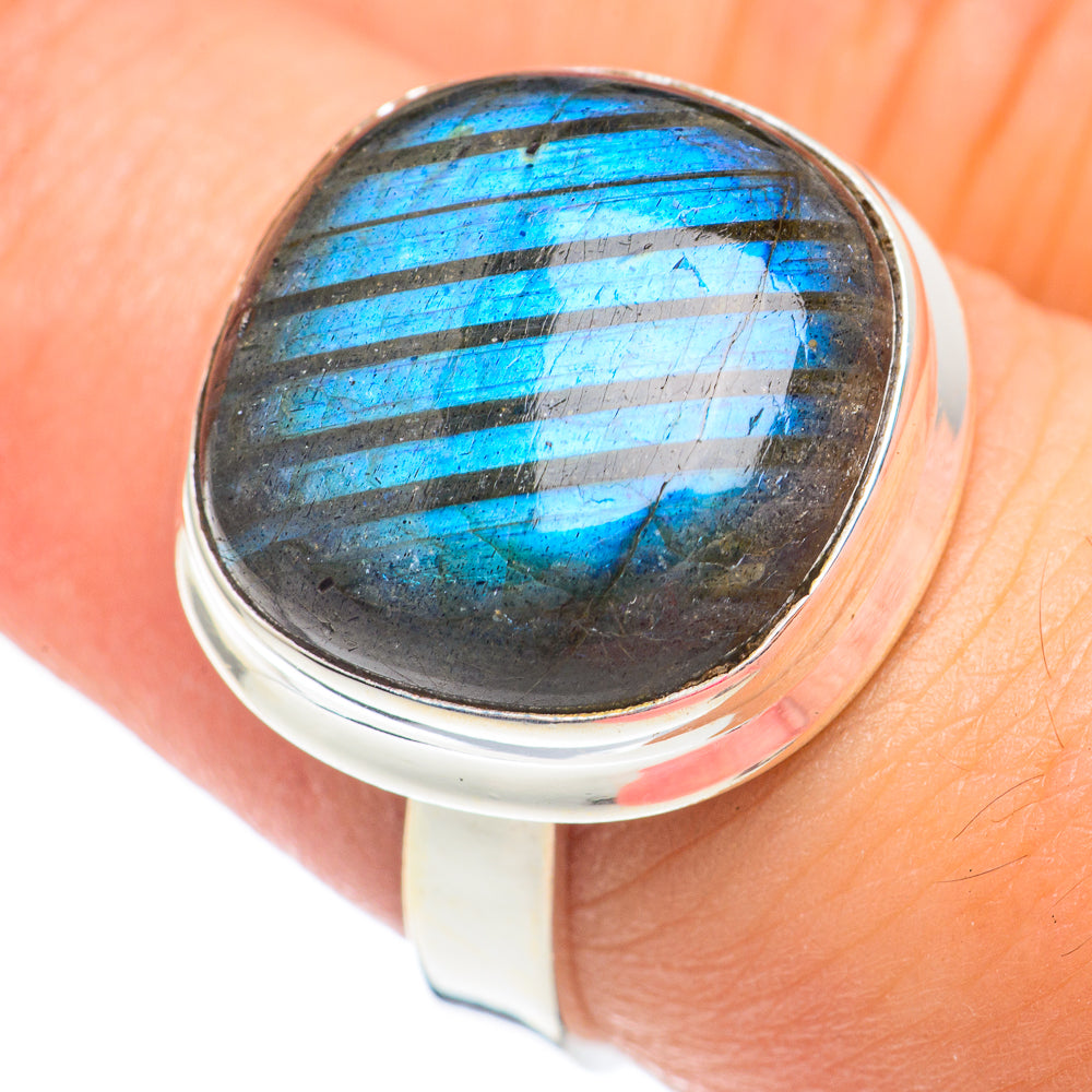 Labradorite Rings handcrafted by Anasilvercos - RING67697