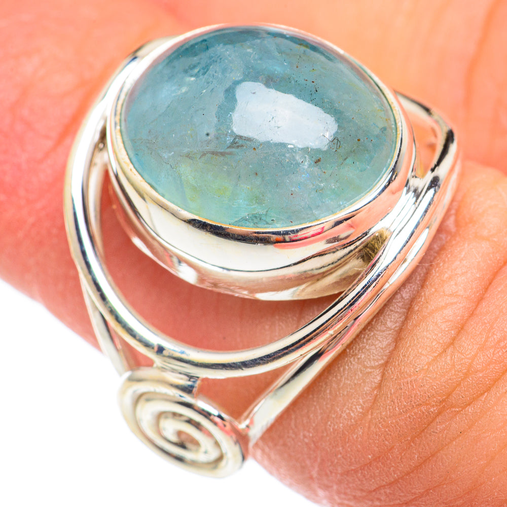 Aquamarine Rings handcrafted by Anasilvercos - RING67698