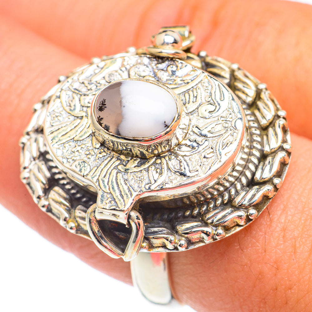 Dendritic Opal Rings handcrafted by Anasilvercos - RING67717