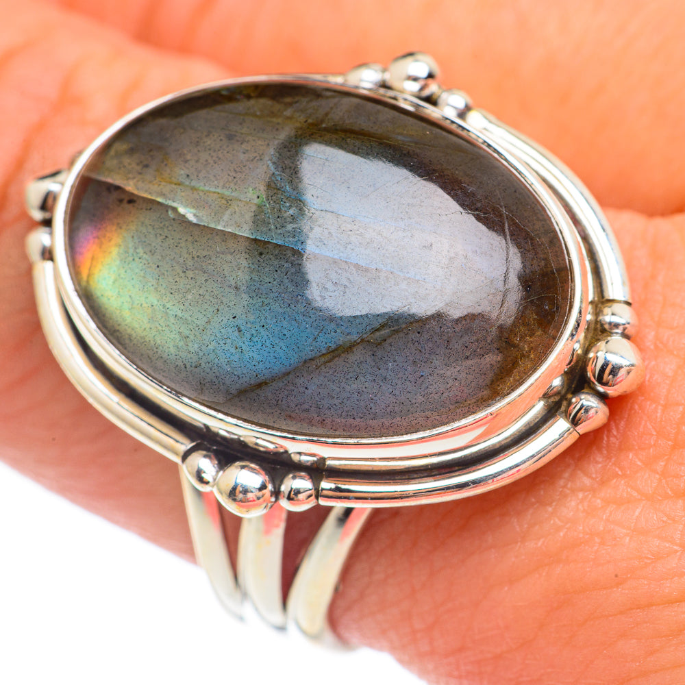 Labradorite Rings handcrafted by Anasilvercos - RING67733