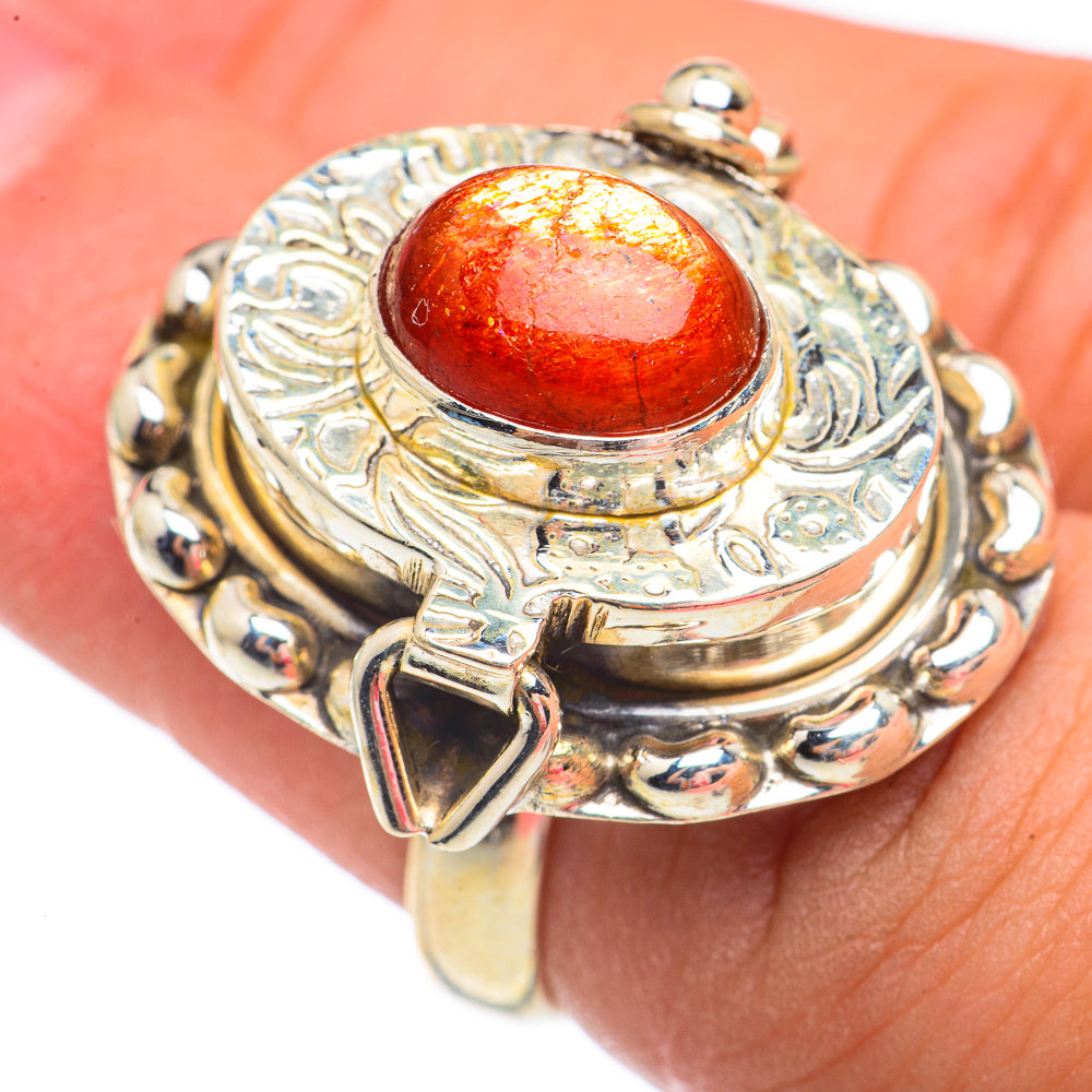 Sunstone Rings handcrafted by Anasilvercos - RING67741