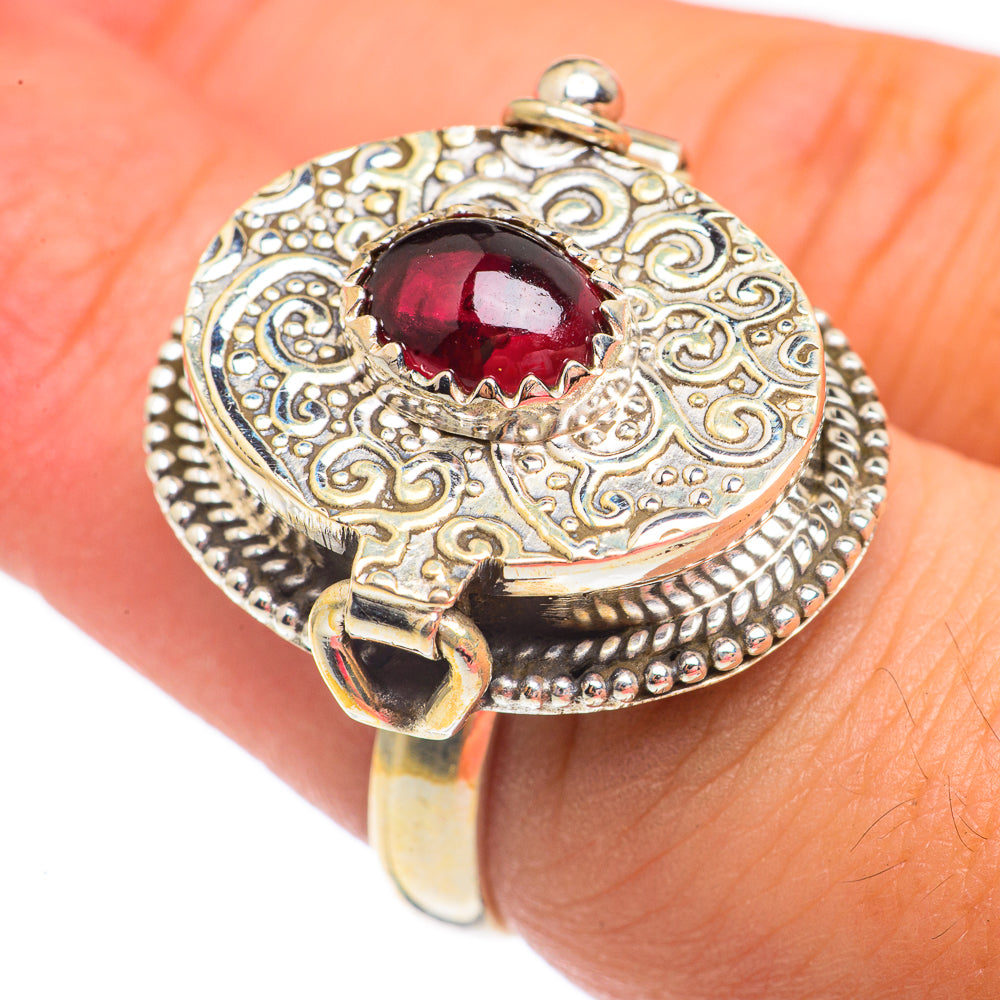 Garnet Rings handcrafted by Anasilvercos - RING67745