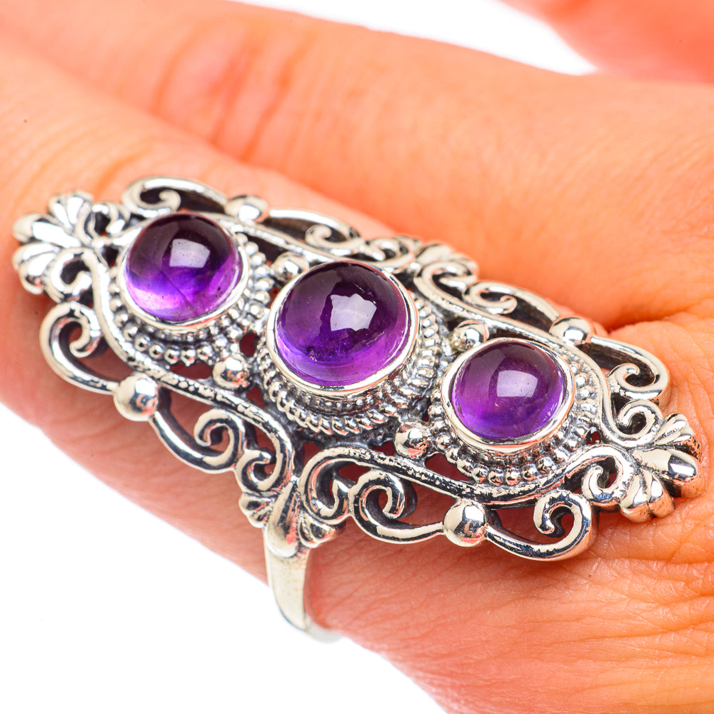 Amethyst Rings handcrafted by Anasilvercos - RING67748
