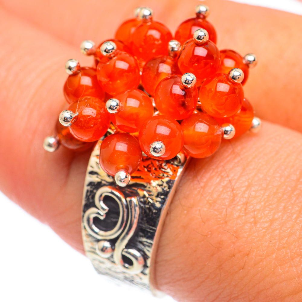 Carnelian Rings handcrafted by Anasilvercos - RING67777
