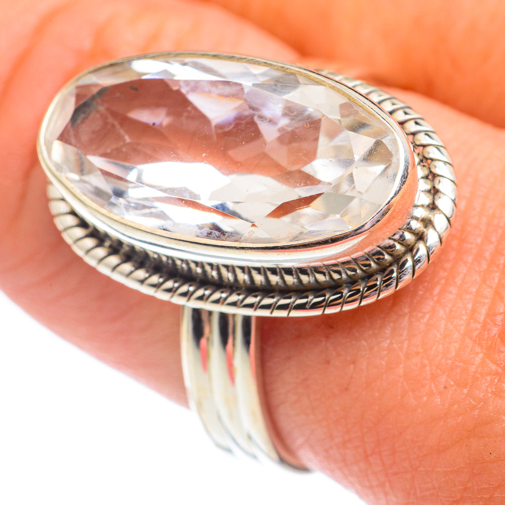 White Quartz Rings handcrafted by Anasilvercos - RING67792