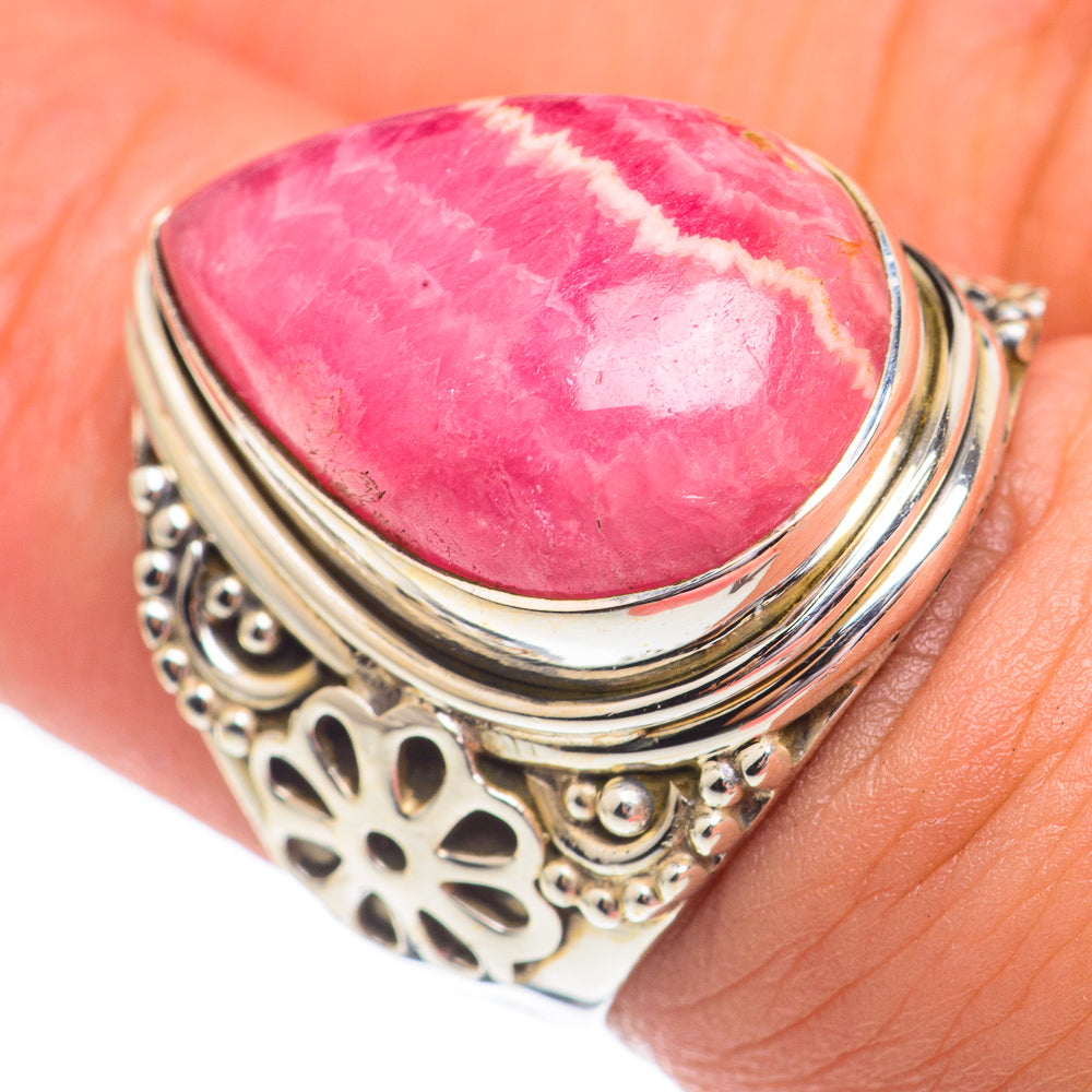 Rhodochrosite Rings handcrafted by Anasilvercos - RING67814