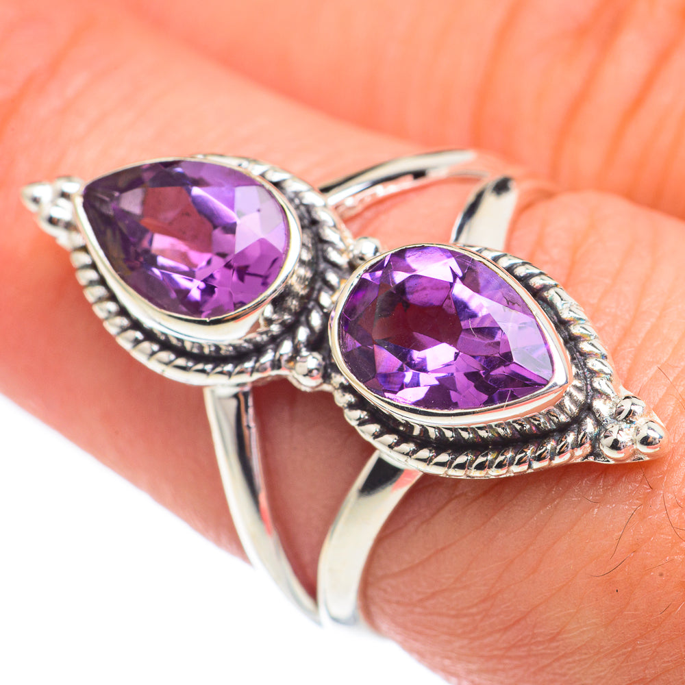 Amethyst Rings handcrafted by Anasilvercos - RING67820