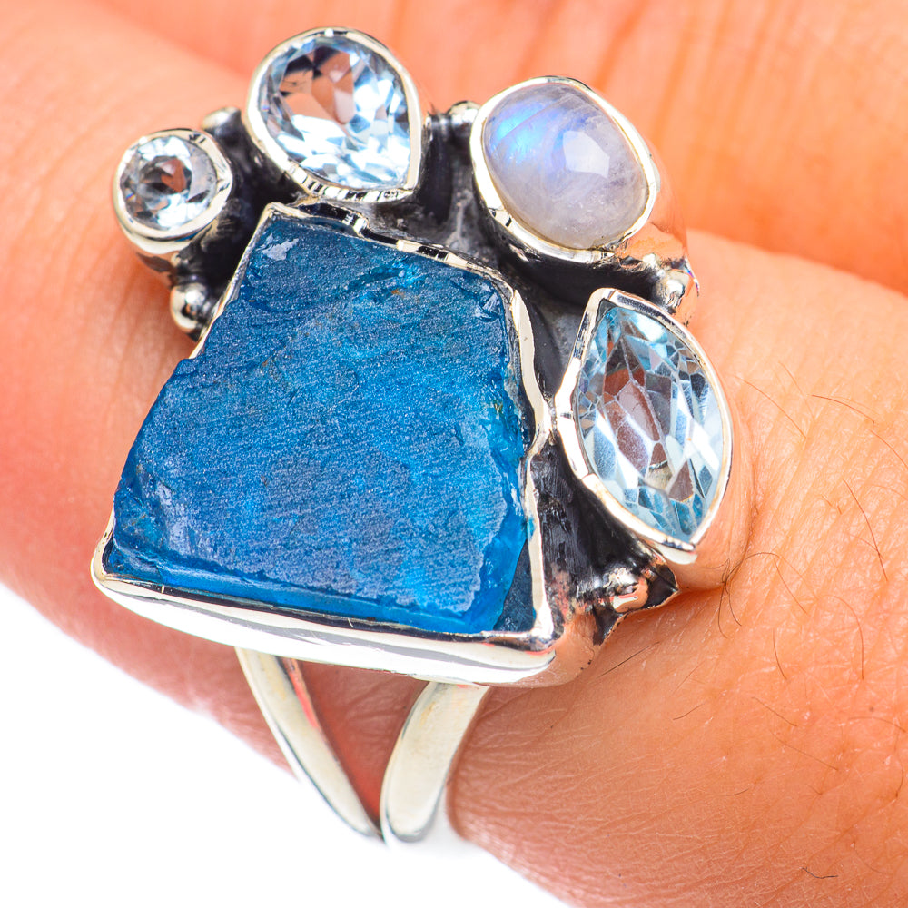 Apatite Rings handcrafted by Anasilvercos - RING67836