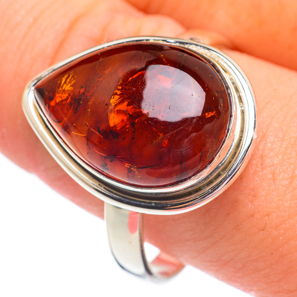 Baltic Amber Rings handcrafted by Anasilvercos - RING67847