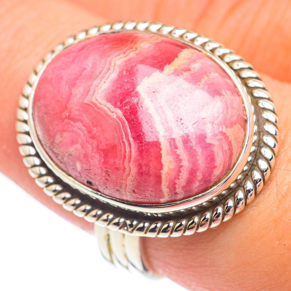 Rhodochrosite Rings handcrafted by Anasilvercos - RING67849
